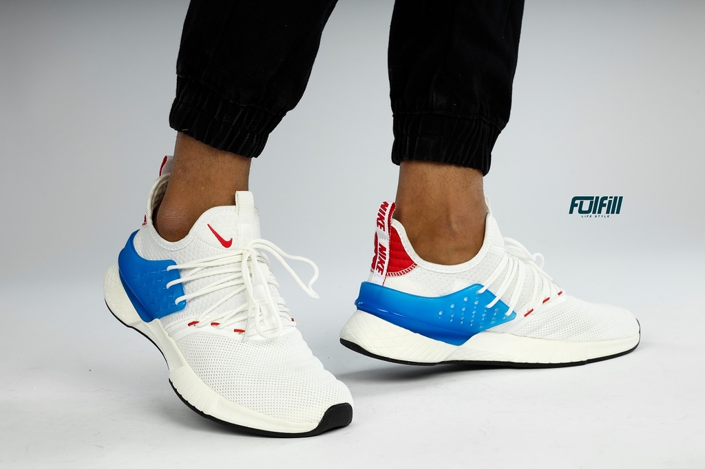nike zoom white blue